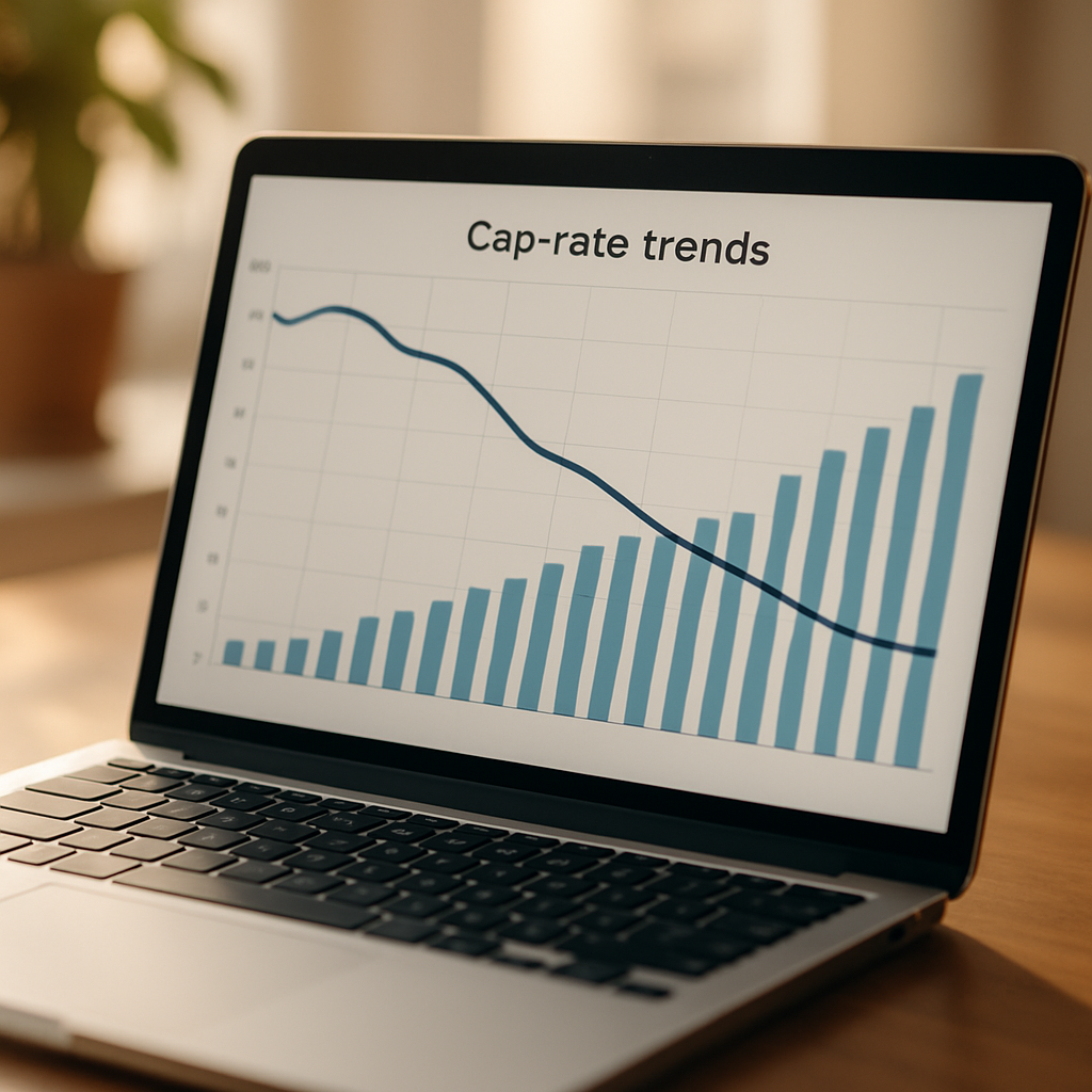 Chart of assisted living cap rate trends over time