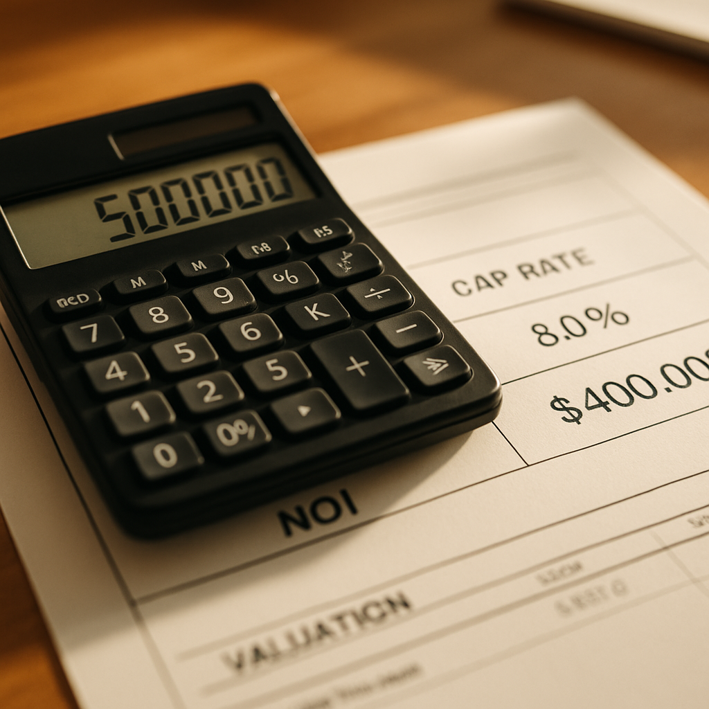 Value equals NOI divided by cap rate Calculating assisted living facility value from NOI and cap rate
